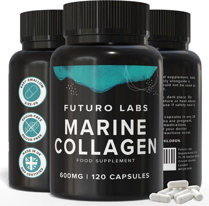 Futuro Labs Marine Collagen, 120 capsule bottle